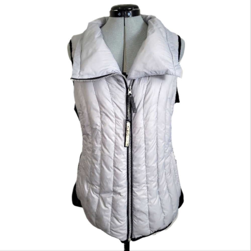 Calvin Klein Performance Blue Puffer Down Vest Size Large